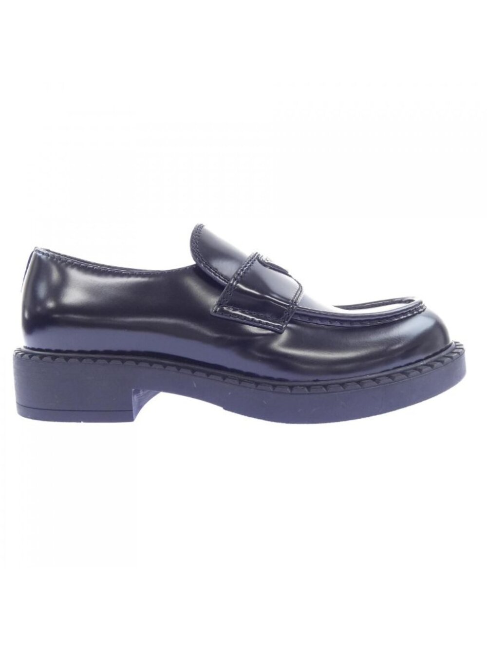 Prada Loafers Triangle Logo Shoes